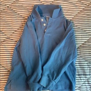 LL Bean Boys LS polo